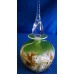 MARTIN ANDREWS ART GLASS PERFUME BOTTLE – MOSS DESIGN – ROUND 150ml 